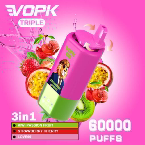 🍓🍉 VOPK Triple 60000 Puffs 3-in-1 Flavors Disposable Vape: The Ultimate Flavor Experience! 🍓🍉 - Image 10