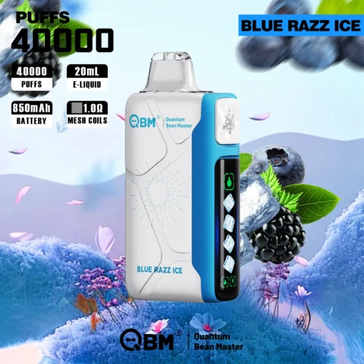 🚀 QBM 5 Levels Ice Control Smart Vape Bar – 40,000 Puffs of Chill ❄️❄️❄️❄️❄️ | All Flavors 🍉🍓🍍 - Image 2