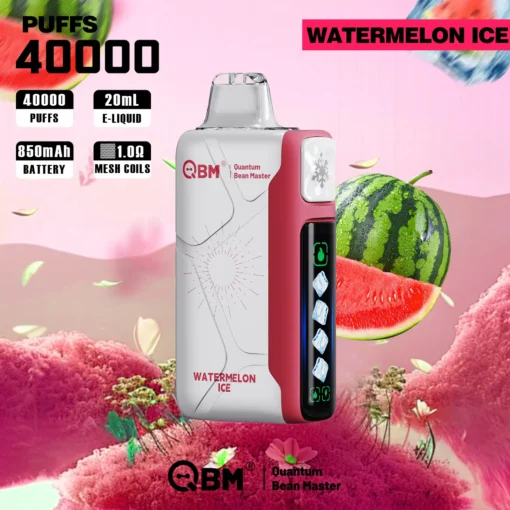 🚀 QBM 5 Levels Ice Control Smart Vape Bar – 40,000 Puffs of Chill ❄️❄️❄️❄️❄️ | All Flavors 🍉🍓🍍 - Image 11