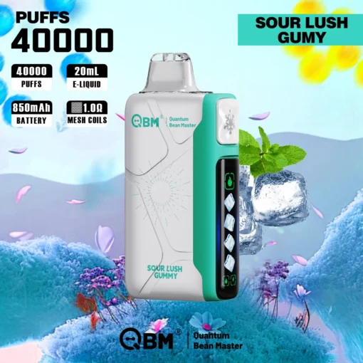 🚀 QBM 5 Levels Ice Control Smart Vape Bar – 40,000 Puffs of Chill ❄️❄️❄️❄️❄️ | All Flavors 🍉🍓🍍 - Image 14