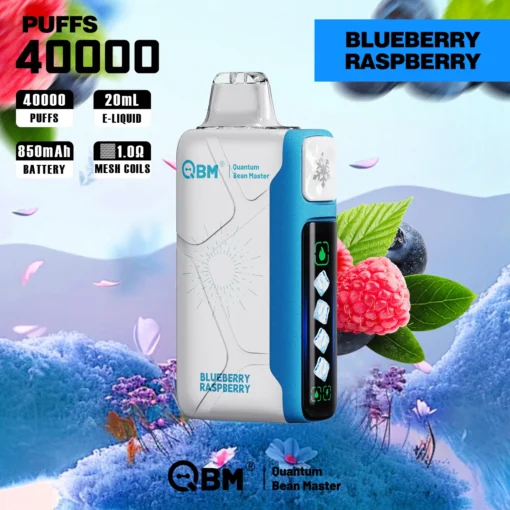 🚀 QBM 5 Levels Ice Control Smart Vape Bar – 40,000 Puffs of Chill ❄️❄️❄️❄️❄️ | All Flavors 🍉🍓🍍 - Image 5