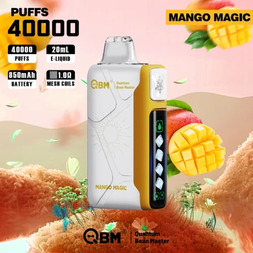 🚀 QBM 5 Levels Ice Control Smart Vape Bar – 40,000 Puffs of Chill ❄️❄️❄️❄️❄️ | All Flavors 🍉🍓🍍 - Image 6