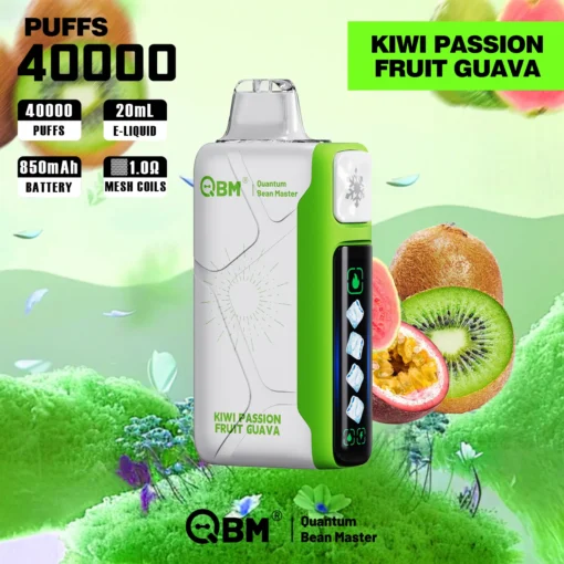 🚀 QBM 5 Levels Ice Control Smart Vape Bar – 40,000 Puffs of Chill ❄️❄️❄️❄️❄️ | All Flavors 🍉🍓🍍 - Image 9