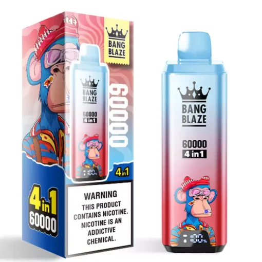 🛒Bang Blaze 60000 60k Puffs 4 in 1 Flavors Newest Original Rechargeable LCD Display Disposable Vape🎯 - Image 5