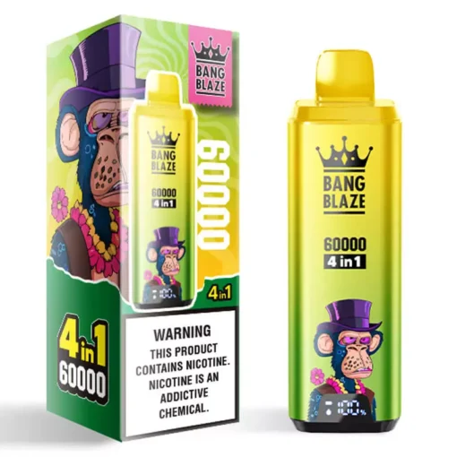 🛒Bang Blaze 60000 60k Puffs 4 in 1 Flavors Newest Original Rechargeable LCD Display Disposable Vape🎯 - Image 8