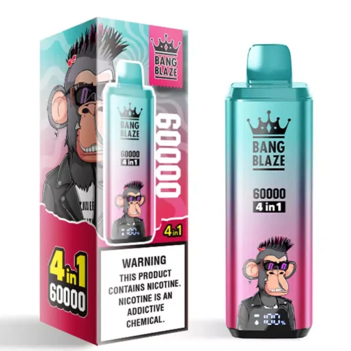 🛒Bang Blaze 60000 60k Puffs 4 in 1 Flavors Newest Original Rechargeable LCD Display Disposable Vape🎯 - Image 10