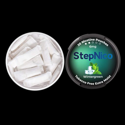 Wintergreen Pouches 3mg and 6mg | 5-Can Roll, 100 Pouches - Image 2