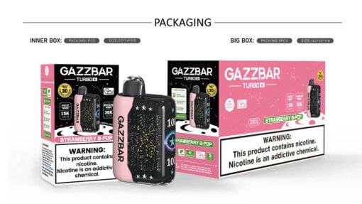 GAZZBAR Turbo 30000 Puffs 🚀 | 30K Puffs Dual Mesh | Wholesale Deals 💰 | Returning Customer Discounts 🎁 - Image 4