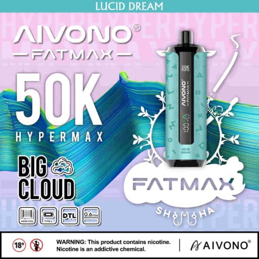 🎉 Aivono Aim Fatmax 50000 Puffs Disposable Vape – Save 25% 🛒| Wholesale Newcomer Deals | Local US Shipping | Fan Favorite ⭐ - Image 7