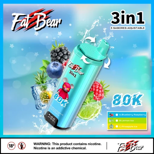🐻🔥🌈 AIVONO FAT BEAR 80000 Puffs Triple Flavors 🌟 | 🎉 20% OFF 💥 | 🛒 Wholesale Deals for New Customers 🤝 | 🚚 Fast US Shipping 🇺🇸 | ⭐⭐⭐⭐⭐ Rave Reviews ✨💯 - Image 3