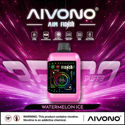 🌟 Aivono Aim Flash 35000 Puffs Disposable Vape 28ml — Big Clouds, Bold Flavors & Huge Savings! - Image 5