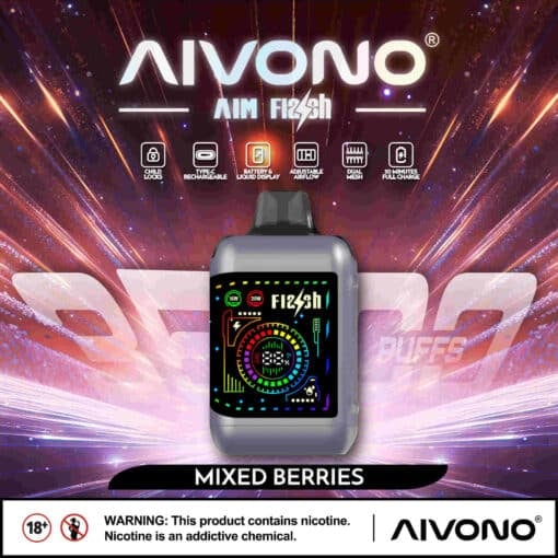 🌟 Aivono Aim Flash 35000 Puffs Disposable Vape 28ml — Big Clouds, Bold Flavors & Huge Savings! - Image 7