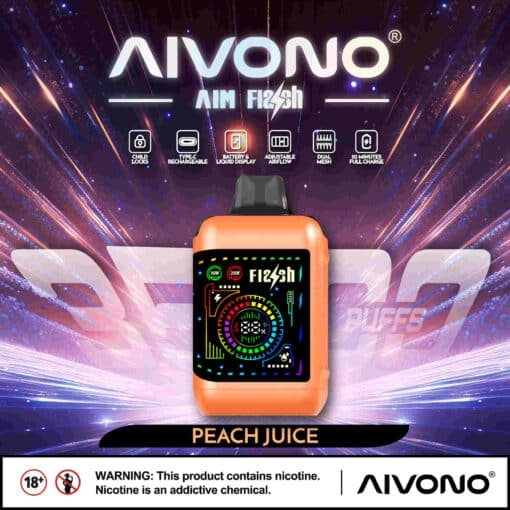 🌟 Aivono Aim Flash 35000 Puffs Disposable Vape 28ml — Big Clouds, Bold Flavors & Huge Savings! - Image 13
