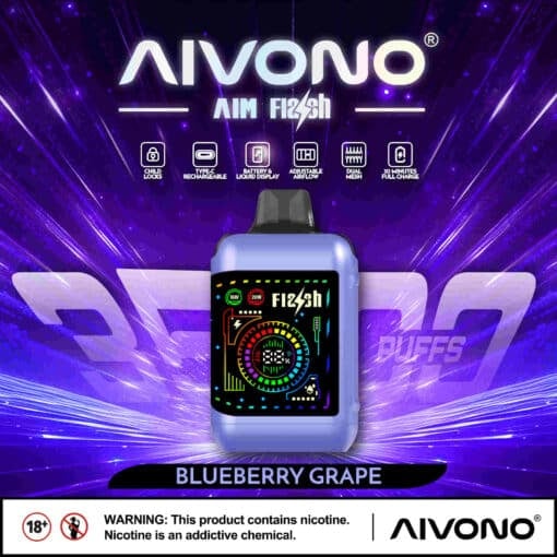 🌟 Aivono Aim Flash 35000 Puffs Disposable Vape 28ml — Big Clouds, Bold Flavors & Huge Savings! - Image 14