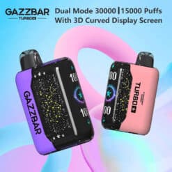Alternative view of GAZZBAR Turbo 30000 Puffs 🚀 | 30K Puffs Dual Mesh | Wholesale Deals 💰 | Returning Customer Discounts 🎁